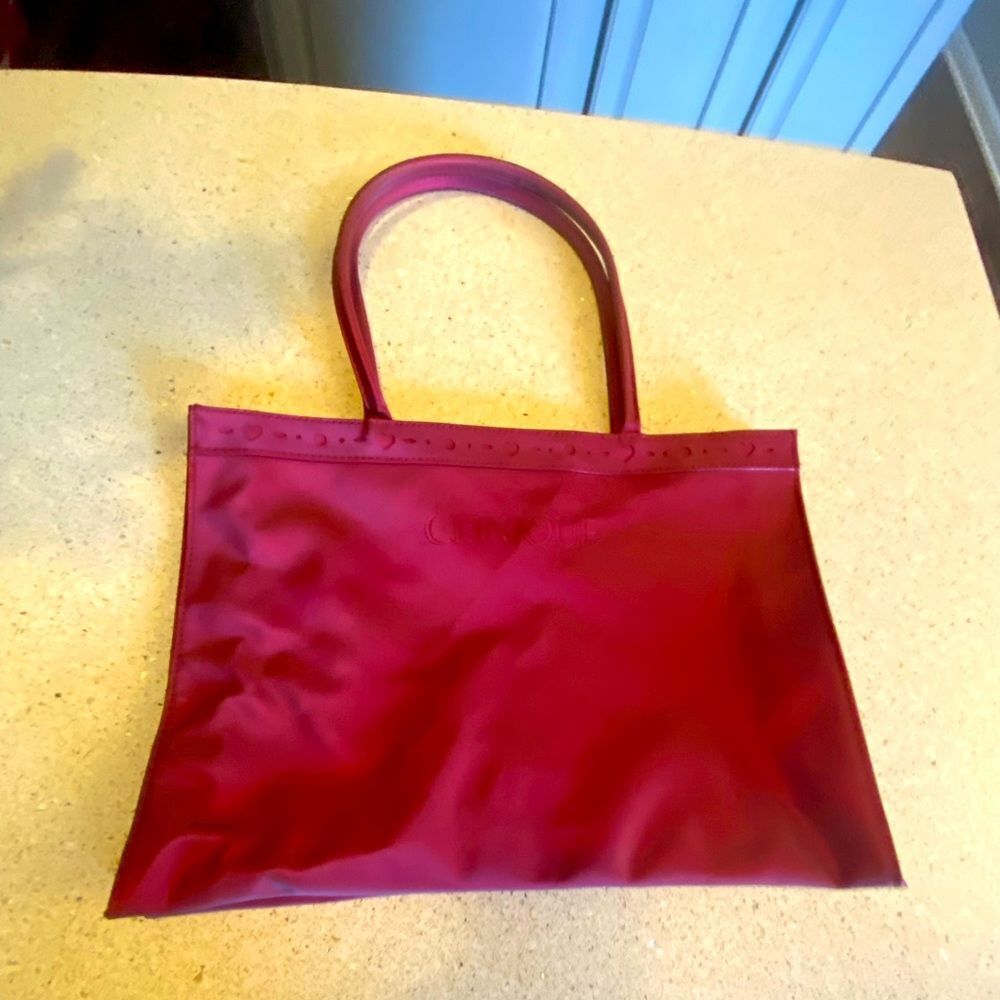 Fuchsia Clinique tote bag for women